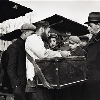 ROMAN VISHNIAC (1897-1990) A selection of six street scenes and portraits depicting Jewish life in Poland.